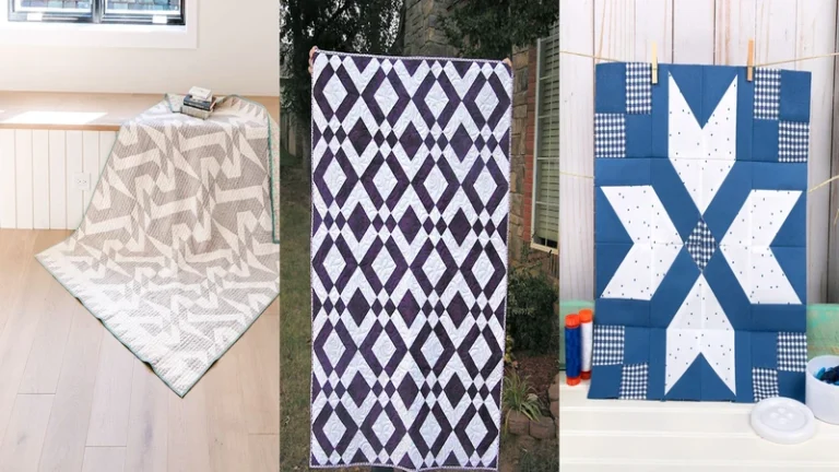 8 Two Color Quilt Patterns for Every Skill Level